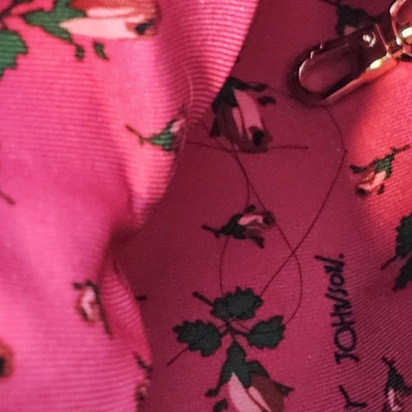 Betsey Johnson Black and White Bow Bag with Makeup Pouch - Picture 11 of 16